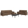 Maison Exclusive - 3 kpl sohvasetti, jalkatuki ja koristepillowit