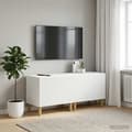 Maison Exclusive - TV Møbel Hvid Ingeniørtræ Vit
