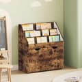 Maison Exclusive - Barnbibliotek Ek rök 60 x 29,5 x 69 cm