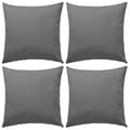 Maison Exclusive - Utomhus kuddar set om 4 45 x 45 cm Grå Grå