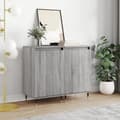 Maison Exclusive - Buffeter 2 stk sonoma grå 40x35x70 cm ingeniørtræ Sonoma grå