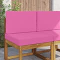 Miniatyrbild 1 av 6: Utomhus soffkudde - EXKLUSIV HEM - 60 x 60 cm - Polyester - Rosa - Avtagbart blixtlåsfodral Ros