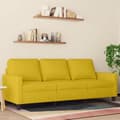 Maison Exclusive - Soffa 3-sits Gul 180 cm Sammet Gul