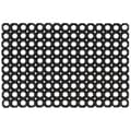 Maison Exclusive - Rektangulär dörrmatta 60x80 cm gummi Svart