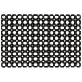 Maison Exclusive - Rektangulär dörrmatta 60x80 cm gummi svart