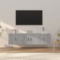 Maison Exclusive - 3-delt TV-møbel sæt Sonoma grå Ingeniørtræ