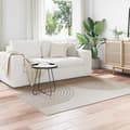 Maison Exclusive - Indendørs tæppe GALATI Creme 200 x 200 cm Polyester Grädde