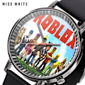 Miniatyrbild 2 av 5: Roblox Klocka Mode Cartoon Klocka Smycken Tillbehör För Pojkar Och Flickor Julgåvor Kvarts Sten Klocka13
