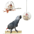 Miniatyrbild 4 av 5: Papegoja Kreativa Foder System Foderboll - Fågel Intelligens Tillväxt Bur Akryl Box Leksaker
