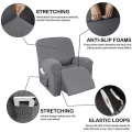 Miniatyrbilde 4 av 5: 4 stk. Stretch Recliner-trekk, Recliner-stoltrekk, Recliner-sofa