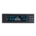 Miniatyrbillede 1 af 5: 5,86\" Blæserhastighedsregulator - PC Computer Blæserregulator Temperaturvisning
