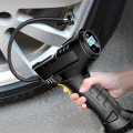 Miniatyrbillede 1 af 5: 120W Bil Elektrisk Luftpumpe Bil Dæk Oppustelig Pumpe Bærbar Genopladelig Luftkompressor Digital Auto Dæk Inflator Udstyr Hs