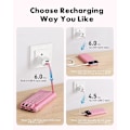 Miniatyrbild 4 av 5: Powerbank med inbyggda kablar X 4, 10000mah USB C-batteripaket 6 utgångar 3 ingångar med LED-display Typ C Powerbank Bärbar Cha
