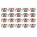 Miniatyrbillede 3 af 5: 20 stk. 608 2rs kuglelejer, Ilq-9 højhastighedslejer til skateboards, inline-skates, scootere, ro