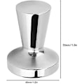 Miniatyrbillede 2 af 5: 40mm Diameter Kaffeepres, Rustfrit Stål Kaffehammer Værktøj Flad Bund Kaffe Bønne Pre