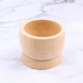 Miniatyrbillede 4 af 4: 12 stk. Trææggebægre DIY Blanke Uafsluttede Trææggestader Tidlig Uddannelse Førskolelegetøj til Børn Håndværk Påske Fødselsdag Babyshower Fest Su