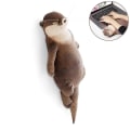 Miniatyrbild 1 av 5: Söt Otter Bomullsfylld handledsstöd kudde handledsstöd stressavlastning plyschleksak för tangentbord mus handledsstöd