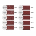 Miniatyrbild 4 av 5: Slippappar 180mm Slippapper 50 st Sandpapper 40/60/80/100/120/150/180/240/320/400 Grit