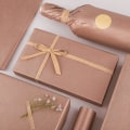 Miniatyrbilde 5 av 5: 120 ark tissuepapir i bulk, metallisk for bryllup, bursdagsfest, babyshower, kunst og håndverk, DIY, jul