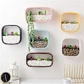 Miniatyrbillede 2 af 5: Hængende Planter Væghængt Planter Moderne Kunst Væg Vase Hængende Planter Blomsterkrukker Sukkulent Plante Kurv til Indendørs Udendørs Soveværelse Stue Dekoration Ha