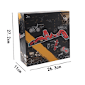 Miniatyrbillede 4 af 4: Mini Skatepark til Finger Skateboard Field Kombination Legetøj Skateboard Park Rampe Legetøj Skateboard Rampe Style A 6-in-1 set