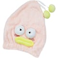 Miniatyrbillede 1 af 5: Sjov stor øjne hårtørring cap hår wrap mikrofiber hår håndklæder absorberende hårtørring håndklæde badning indpakket cap til kvinder