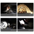 Miniatyrbillede 4 af 4: Genopladelig LED-arbejdslampe, 2-i-1 inspektionslampe, 360 graders rotation