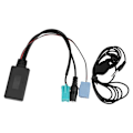 Miniatyrbillede 1 af 5: Bil Bluetooth 5.0 Aux Kabel Mikrofon Håndfri Mobiltelefon Gratis Opkald Adapter Til Renault 2005