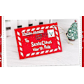 Miniatyrbillede 2 af 4: 10 stk. Brev Slikpose Til Julemanden Filt Kuvert Broderi Julepynt Ornament Børn Børn Gave Kuvert