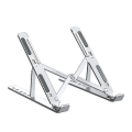 Miniatyrbilde 1 av 5: Bærbar stativ, aluminiumsstativ for bærbar PC, høydejusterbart sammenleggbart stativ (sølv)