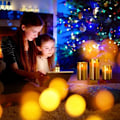 Miniatyrbild 4 av 5: LED-ljus utan låga, batteridrivna flimrande ljuspelare i äkta vax med rörlig låga, elektriska ljusset i guldglas med fjärrkontroll och timer för hemmet