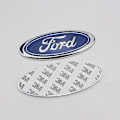Miniatyrbillede 4 af 5: 9\" 3-polet Blå Ford Oval Grill Badge Emblem til Transit Mk6 Mk7 2006 - 2014 (hy)
