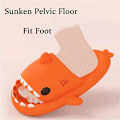Pikkukuva 5 / 5: Piirretty hai-sandaalit, liukumattomat paksut pohjalliset rantasandaalit, nopeasti kuivuvat hauskat allassandaalit orange color 38/39