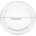 Miniatyrbilde 5 av 5: Universal mikrobølgeovn dreieskive glassplate med holder, 245mm/24.5cm/9.65in (gratis frakt)