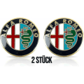 Miniatyrbillede 1 af 4: 2 x 74mm Alfa Romeo Badge Gt 147 159 Brera Mito Giulietta Giulia Hætte