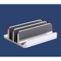 Miniatyrbillede 5 af 5: Justerbar bærbar computerstativ i aluminiumlegering med 2,5 slots og en halv beslag til bærbar computer
