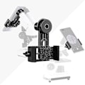 Miniatyrbilde 3 av 5: Mikroskop linse mobiltelefonadapter, mikroskop smarttelefonkameraadapter - for mikroskopokulare rør 23,2 mm, innebygd Wf 16x mikroskopokulare