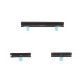Miniatyrbilde 3 av 5: For Samsung S8/s8+, på/av-knapp + volumkontrollknapper erstatning svart