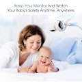 Miniatyrbillede 3 af 3: Baby Monitor Holder, Universal Kamera Beslag Justerbar Fleksibel Kamera Stativ F