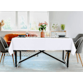 Miniatyrbilde 5 av 5: Kjøkken Polyester Duk 150x210cm Duk Maskinvaskbar Ideell For Fester, Arrangementer, Bryllup Og Restauranter (2-pakning, Hvit)