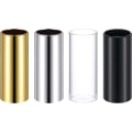 Miniatyrbilde 1 av 5: 4 Glass- og Messing-slides i eske for gitar, bass, medium (6 cm)