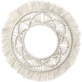 Pikkukuva 1 / 3: Boho Chic - Pyöreä Makramee-seinäkoriste, Käsintehty Kudottu Seinätaide