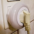 Miniatyrbillede 4 af 4: LED-stikkontakt Natlys Med Indbygget Stikkontakt Skumringssensor Indikatorlys Stemningsbelysning 0,6w