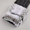Miniatyrbillede 5 af 5: Fashion Efterår Og Vinter Kvinders Varme Plus Fløjl Vindtætte Ridehandsker Kold Touch Screen Søde Split Finger Plys Handsker (1 sæt, Grå)