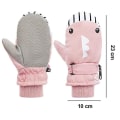 Miniatyrbilde 5 av 5: 1 Par Barnas Vinterhansker Småbarnsvotter For Ski Gutter Snø Jenter Vanntett Varmt Fleece