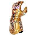 Miniatyrbillede 1 af 5: Børns Thanos Handsker Infinity Gauntlet Med Led Lys Avengers 4 Cosplay Legetøj