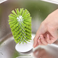 Miniatyrbillede 3 af 5: 2 stk Glasrensningsbørste, Børste-Op Glasbørste, Kopvasker med Sugbase, Glaskop Børstebørste Rengøringsmiddel til Vandflaske Rens Vaser, Glas Gobl