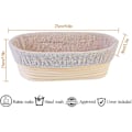 Miniatyrbillede 4 af 5: Oval Brødkurv i Rattan - Bagekurv - Brødfærmentering - Kurv
