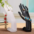 Miniatyrbillede 5 af 5: Resin Håndbevægelses Ring Armbånds Display Holder (sort)