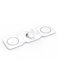 Miniatyrbillede 4 af 5: 15W Apple MagSafe Magnetisk 3-i-1 Foldbar Trådløs Oplader Telefonholder